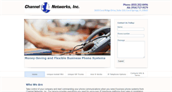 Desktop Screenshot of channelnetworksinc.com